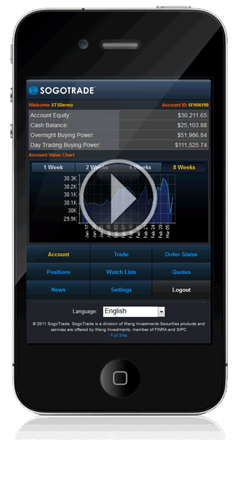 SogoTrade Mobile Trading Platform